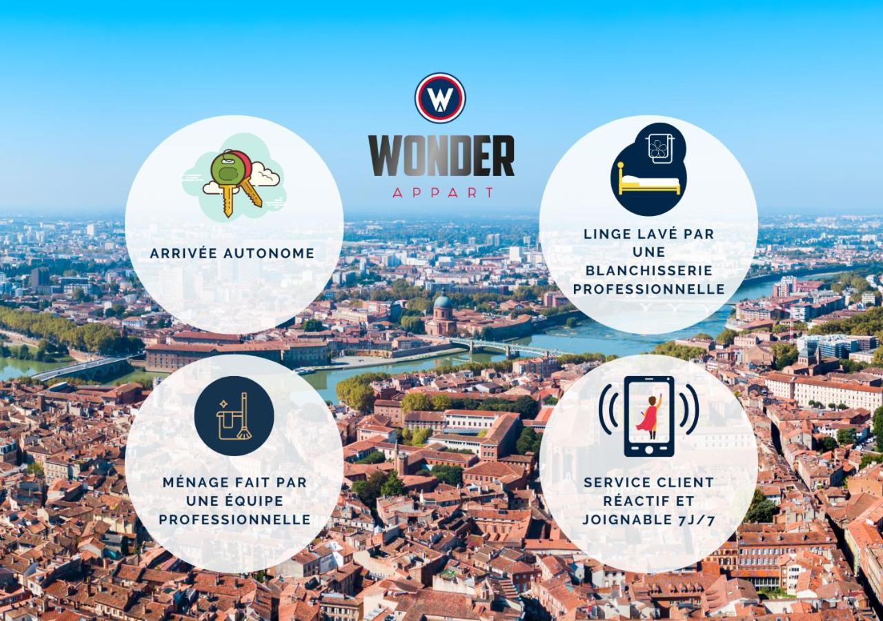 Wonder Appart' 402 - Vue Sur Garonne Τουλούζη Εξωτερικό φωτογραφία